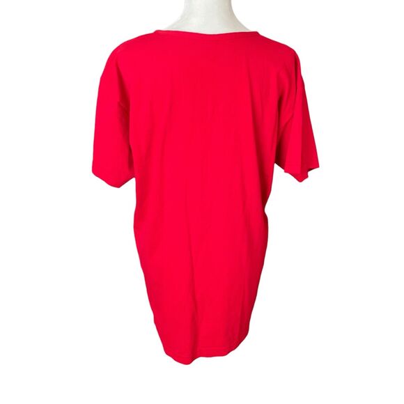 Cactus California Medium T-Shirt Vintage Red USA Flag Vneck Short Sleeve - Picture 7 of 7